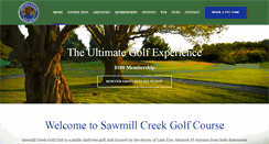 Desktop Screenshot of golfsawmillcreek.com